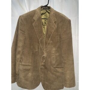 JG Hook Mens Light Brown‎ Corduroy Blazer